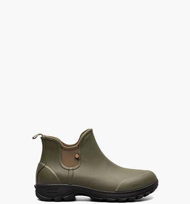 Sauvie Slip On Boot Men's Waterproof Work Boots in olive multi for $74.90