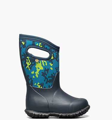 York Neo Camo Kids' Insulated Rain Boots in Blue Multi for $49.90