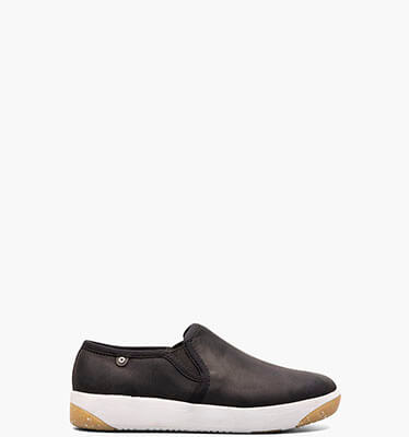 Kicker Slip On Leather Women's Casual Shoes in Black for $49.90
