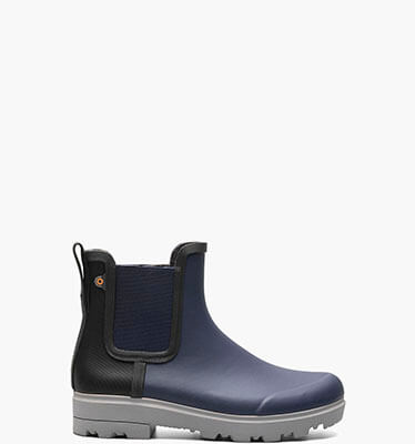 Holly Chelsea Women's Rain Boots in Navy Multi for $64.90