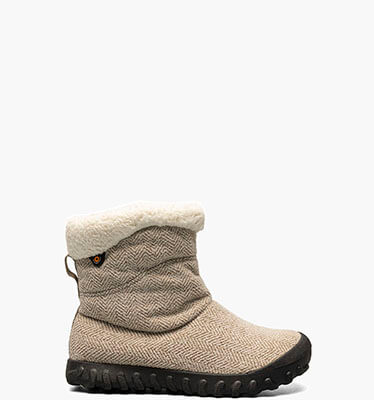 B-MOC II Cozy Chevron Women's Winter Boots in Taupe for $52.90