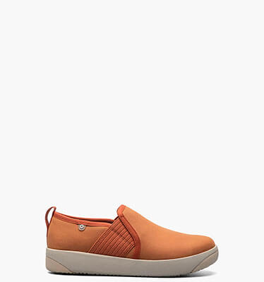 Kicker Slip On Elastic Leather  in Burnt Orange for $49.90