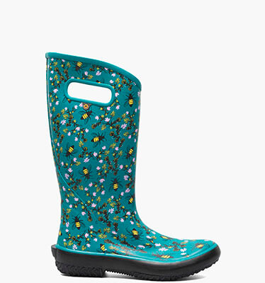 Rainboot Bees Women's Rain Boots in Dark Turquoise for $54.90