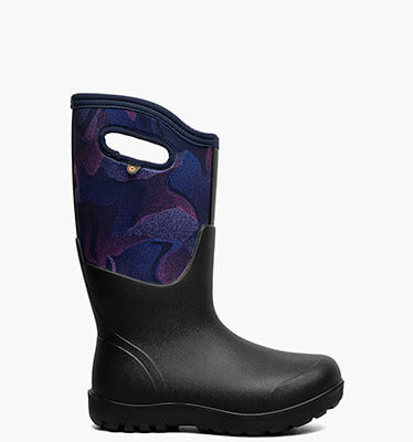 Neo-Classic Tall Abstract Shapes Women's Farm Boots in Navy Multi for $140.00