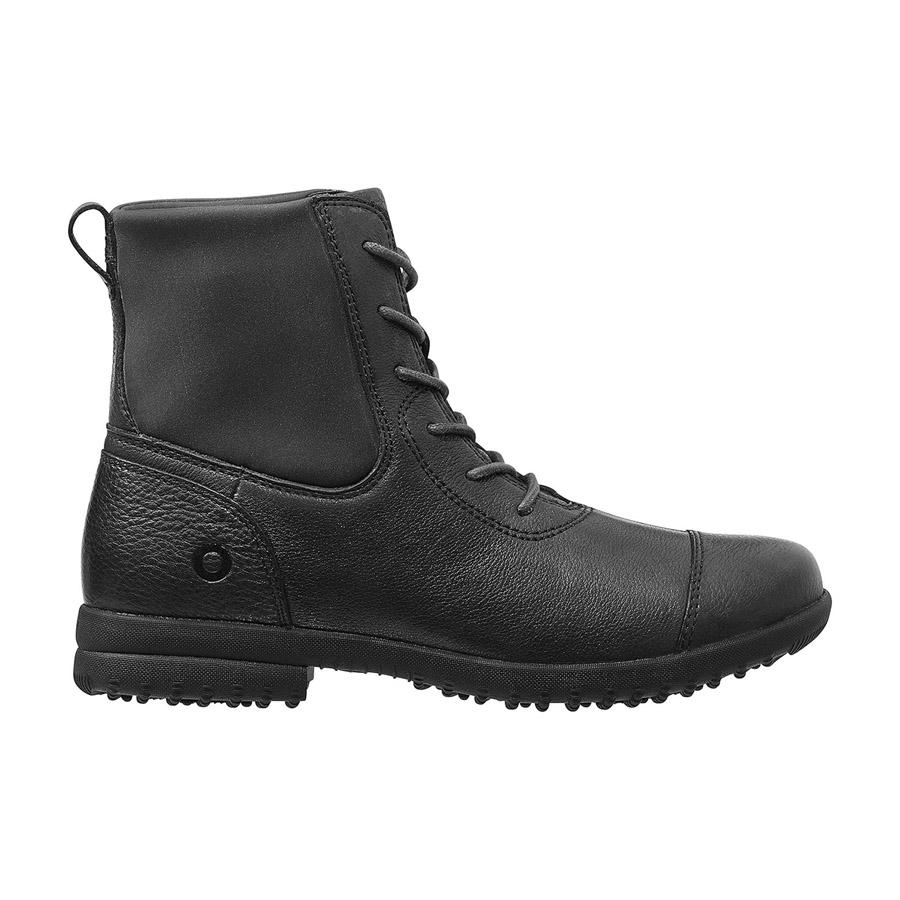 black waterproof boots