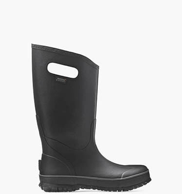 Rainboot Men's Waterproof Rubber Rain Boots in Black for $90.00