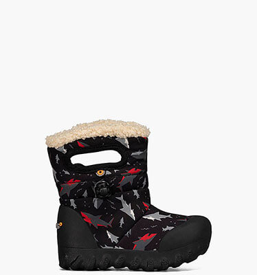 B-Moc Sharks Baby Winter Boots in Black Multi for $43.90