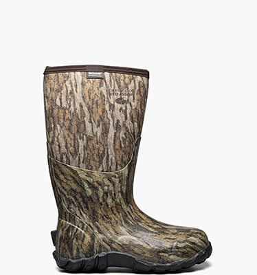 Classic Camo Bottom Men's Insulated Waterproof Hunting Boots in Mossy Oak for $145.00