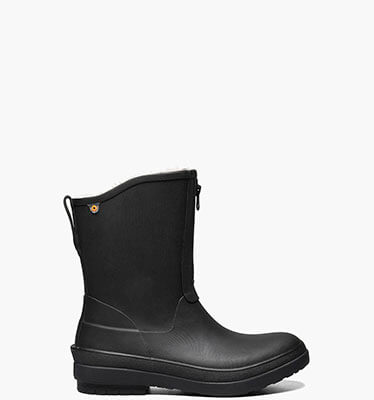 Amanda II Zip Women's Rain Boots in Black for $100.00