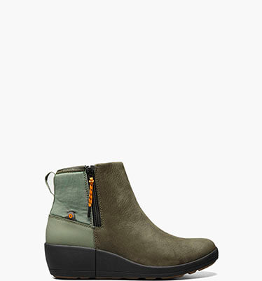 Vista Rugged Zip Women's Casual Boots in olive multi for $140.00