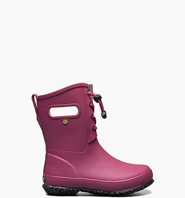 Amanda Plush Lace II Kids' Insulated Rain Boots in Berry for $49.90
