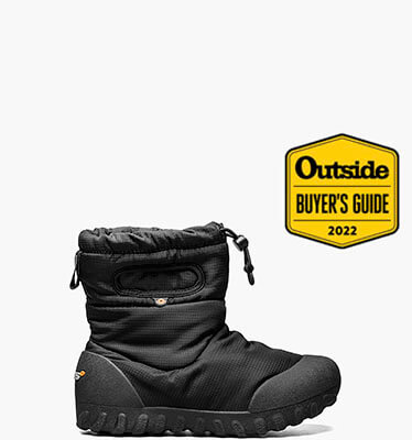 B-Moc Snow Kids' Waterproof Winter Boots in Black for $70.00