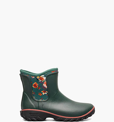 Sauvie Slip On Boot Painterly Women's Garden Boots in Emerald Multi for $58.90