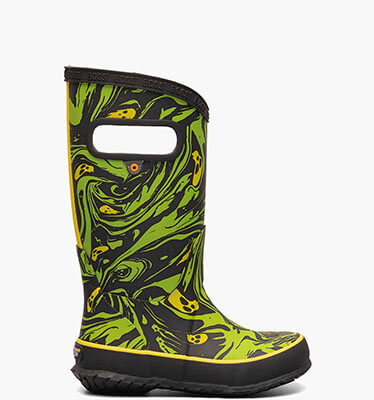Rainboot Spooky Kids' Rain Boots in Black Multi for $30.90
