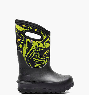Neo-Classic Spooky Kid's Winter Boots in Black Multi for $47.90