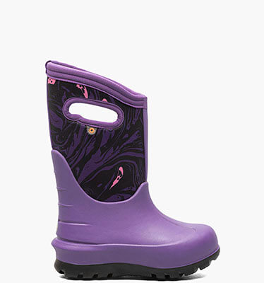 Neo-Classic Spooky Kid's Winter Boots in Violet Multi for $57.00