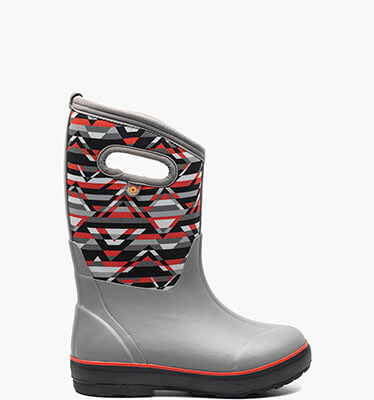 Classic II Mountain Geo Kids' Insulated Rainboots in Gray Multi for $69.90