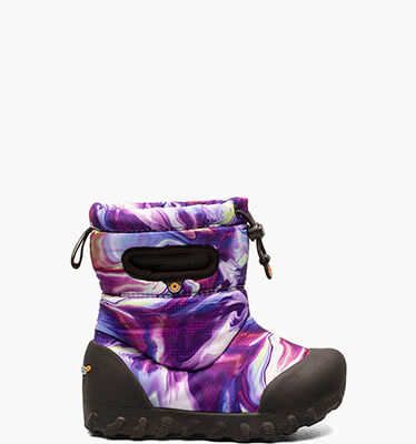 B-Moc Snow Oil Twist Kid's Winter Boots in Purple Multi for $48.90