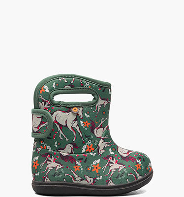 Baby Bogs II Unicorn Awesome Toddler Rain Boots in Teal Multi for $42.90
