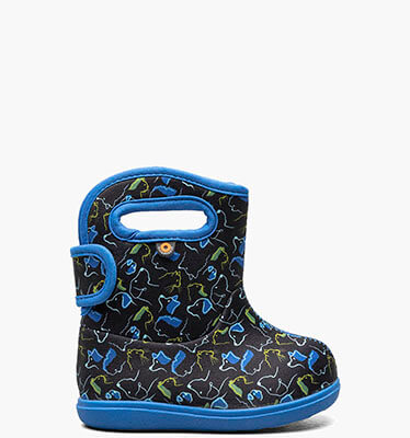 Baby Bogs II Pets Toddler Rain Boots in Black Multi for $39.90