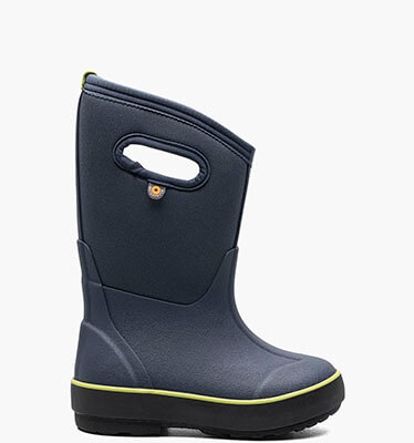 Classic II Texture Solid Kids' Insulated Rainboots in Navy for $80.00
