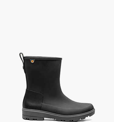 Holly Jr. Mid Kid's Rainboots in Black for $60.00
