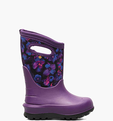 Neo-Classic Petal Kid's Insulated Rainboots in Purple Multi for $95.00
