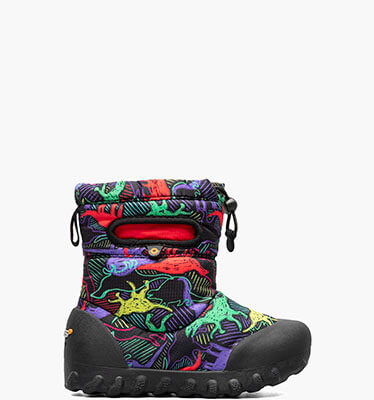 B Moc Snow Neon Dino Kid's Winter Boots in Black Multi for $75.00