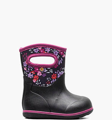 Baby Classic Water Garden Toddler Rainboots in Black Multi for $55.00