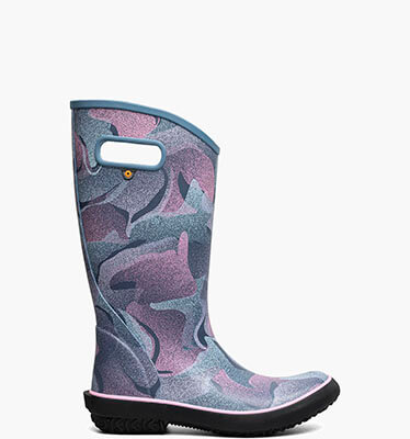 Rainboot Abstract Shapes Women's Rainboots in Sky Blue Multi for $75.00