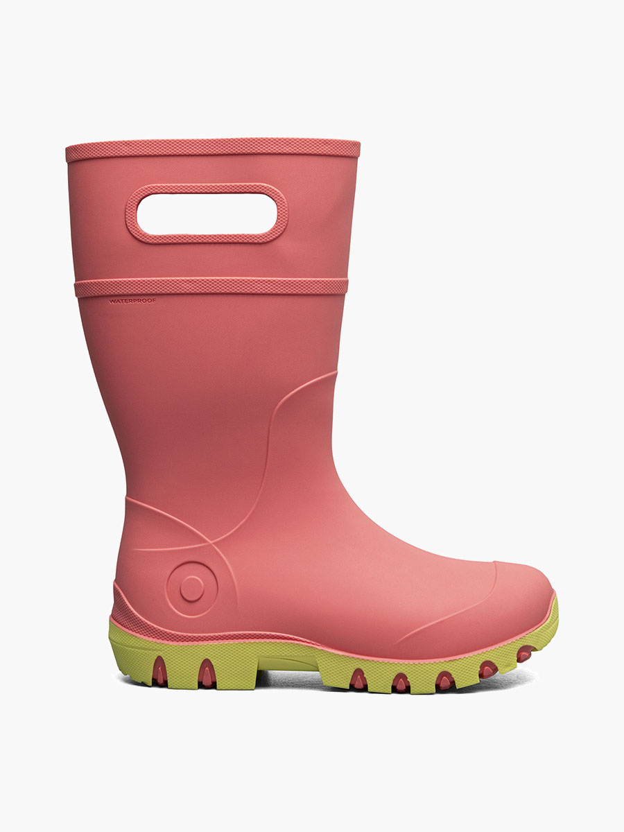 Bogs Boots Essential Rain Tall Kids Rainboots Pink Size 10 Little Kid