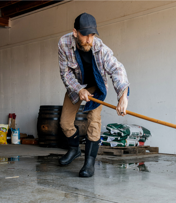 Shop the BOGS All Season Seamless LT Men's Work Boots in Black.