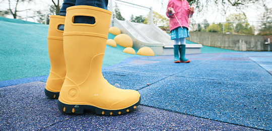 Shop the BOGS Kids Essential Tall Kids Rain Boots in Mustard.