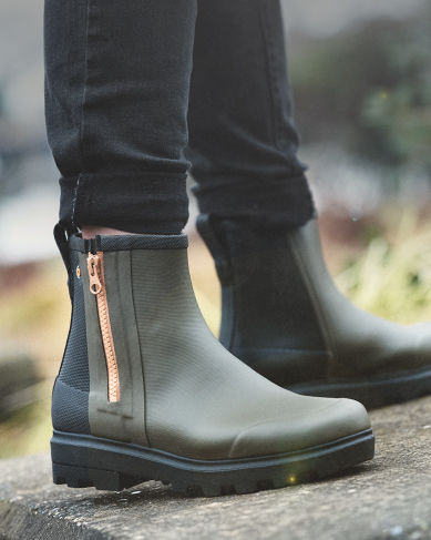 Shop an additional 20% off our sale section featuring snow boots by a door.