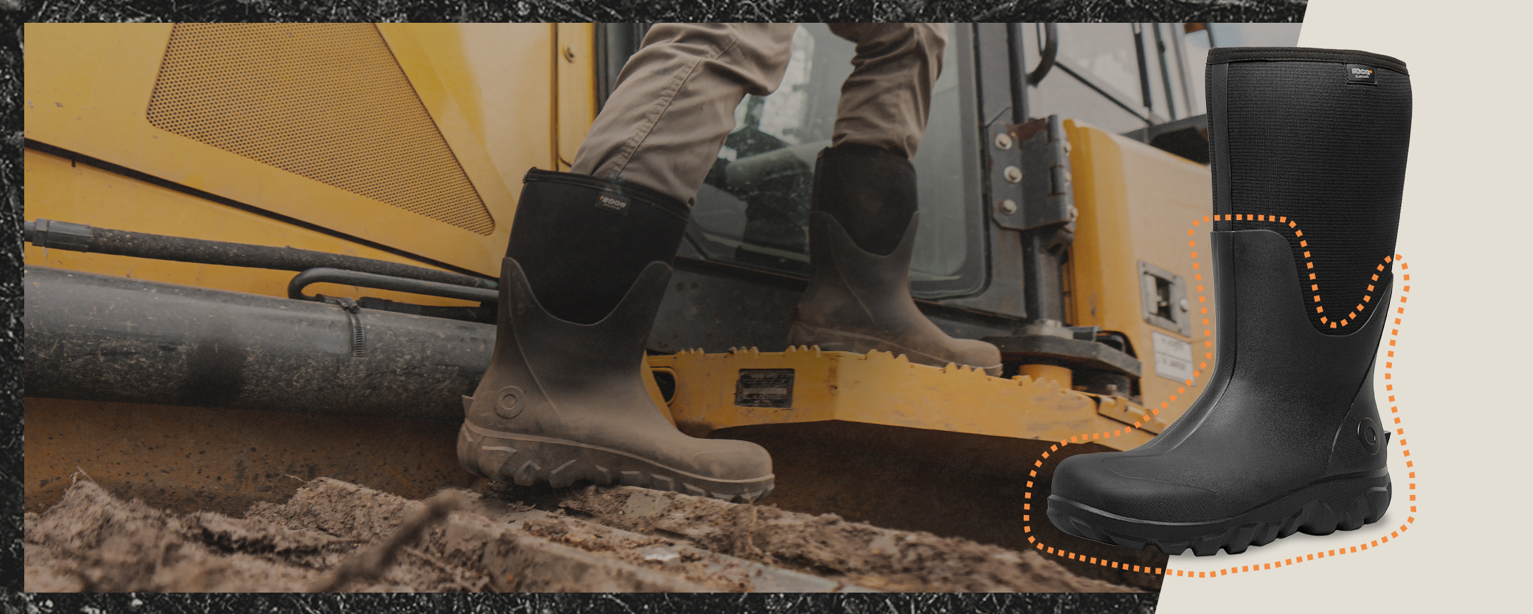 Learn more about what seamless construction means featuring a man climbing into a bulldozer.
