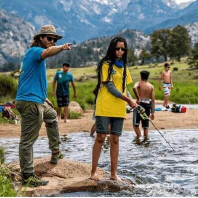 Our Featured Partners. Click here to learn more about kids outdoor education programs that provides experiences where youth learn by doing. The picture shown a bunch of kids circled around an adult who is showing them a bird.