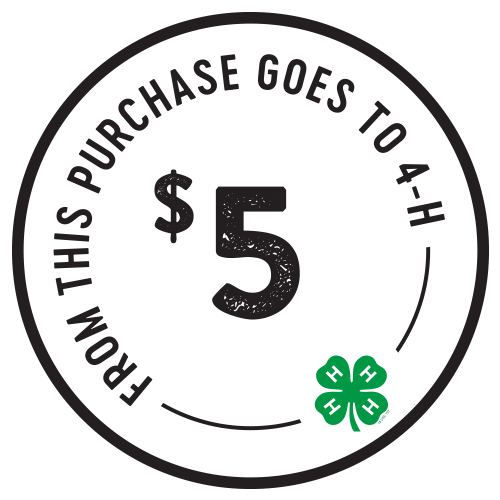 Four H Seal.  We'll Donate $5 for Every BOGS 4-H Boot Purchased. 