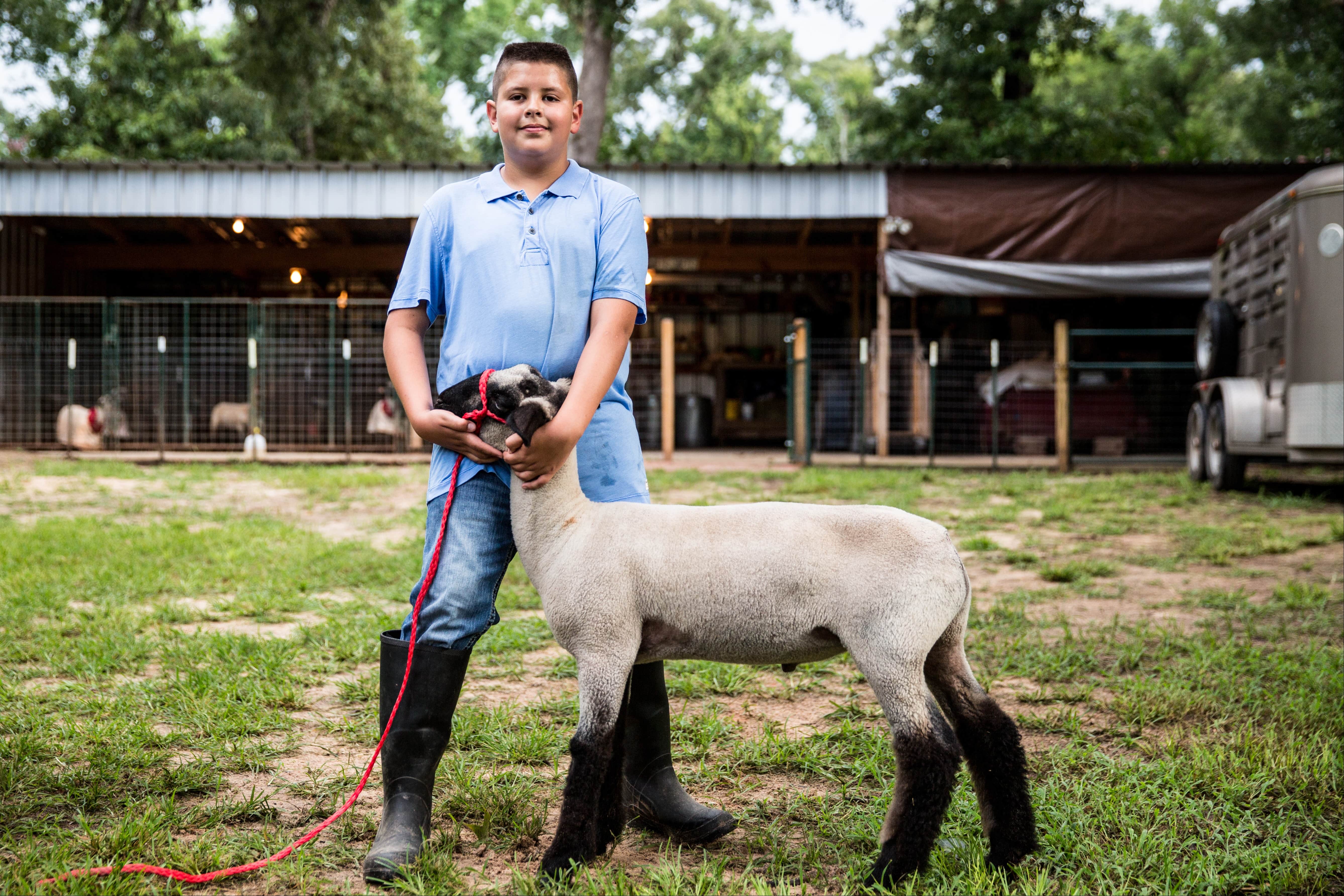 Support 4-H. We do. The image shown are kids walking to toward the cows on the farm to feed them.  Click this image to shop all of our 4-H boots.