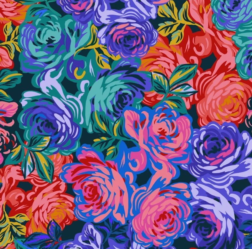 Watch the video and learn more about the artist behind the Women's Rose Garden rainboots.  This is a picture of Jennifer Stady and her dog from the company Laundry Studio.