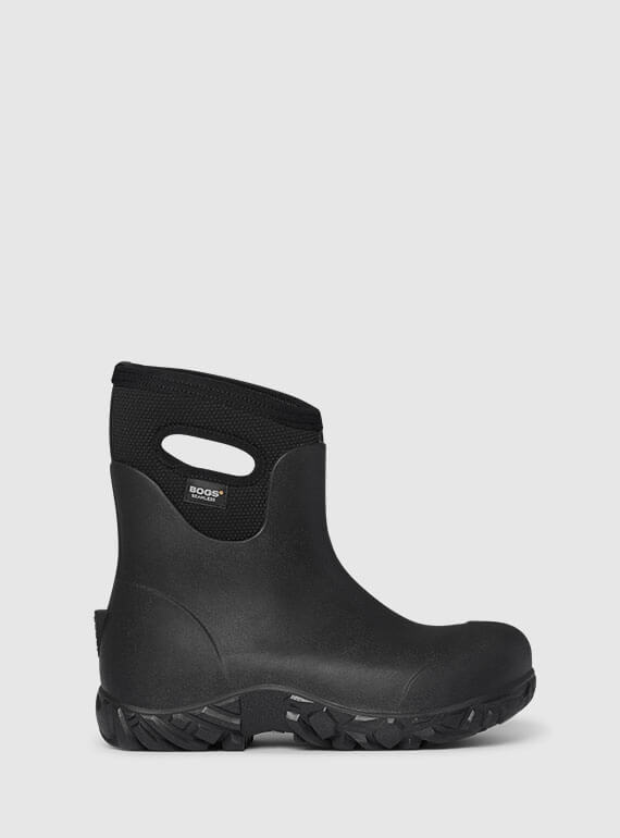 Shop the Men's Workman Mid insulated waterproof boots. The featured product is the Men's Workman Mid in black.
