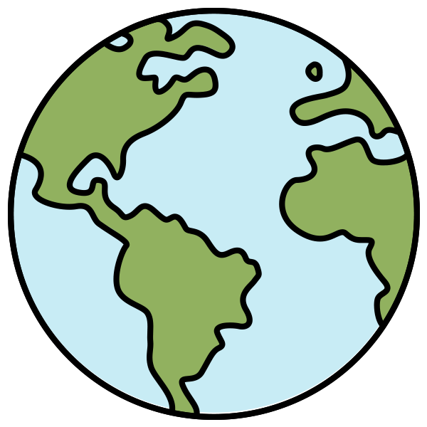 The image features a a globe graphic.