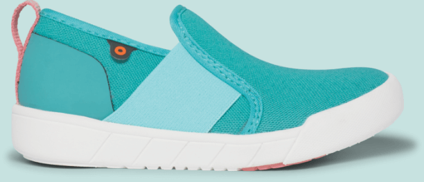 Shop the Kids' Kicker II slip on water-resistant shoes.  The featured product is the Kids' Kicker II slip on in turquoise.