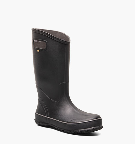 Rainboot Men's Waterproof Rubber Rain Boots in Black for $100.00