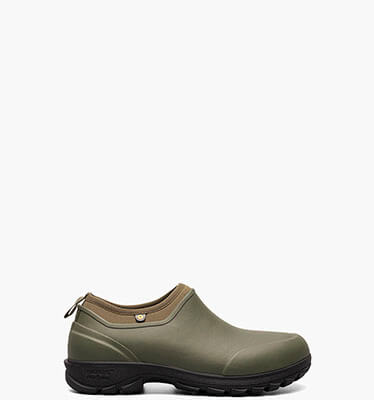 Sauvie Slip On Men's Insulated Waterproof Work Shoes in olive multi for $95.00