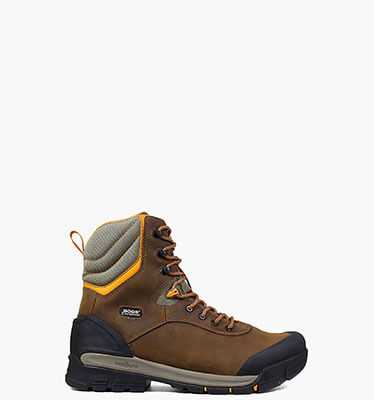 Bedrock 8" Soft Toe Insulated Men's Insulated Waterproof Work Boots in Brown Multi for $129.90