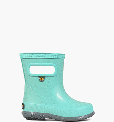 Skipper Glitter Kids' Rain Boots in Turquoise for $40.00
