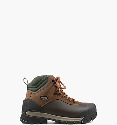 Bedrock Shell 6" Comp Toe Men's Waterproof Leather Work Boots in Brown Multi for $129.90