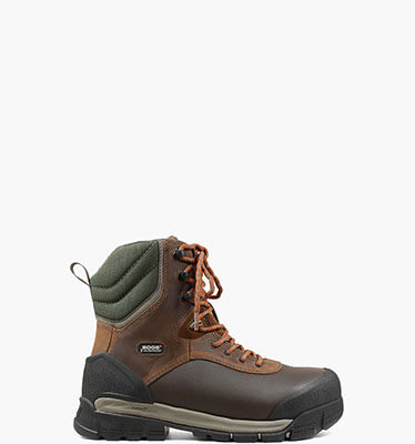 Bedrock Shell 8" Comp Toe Men's Waterproof Leather Work Boots in Brown Multi for $139.90