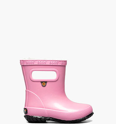 Skipper Metallic Plush Kids' Insulated Rain Boots in Pink for $45.00