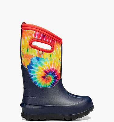 Neo-Classic Tie Dye Kids' Winter Boots in Navy Multi for $58.90
